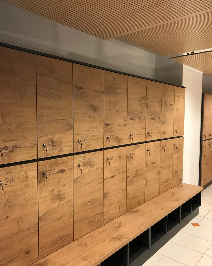 Schränke für Umkleideräume in Sport-, Fitness- und Wellnessstudios